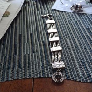 Brighton French Quarter Multi-Strand Silver Plated Bracelet